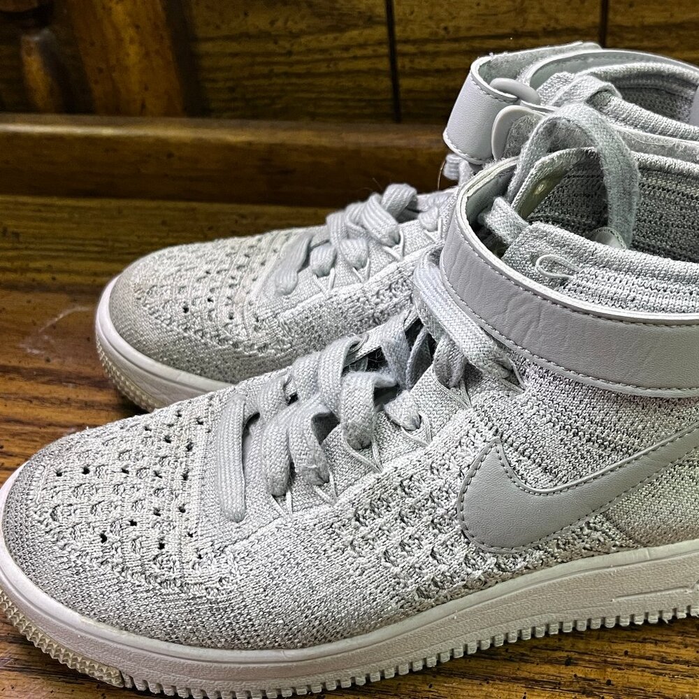 Nike Air Force 1 Ultra Flyknit Mid GS "Wolf Grey"